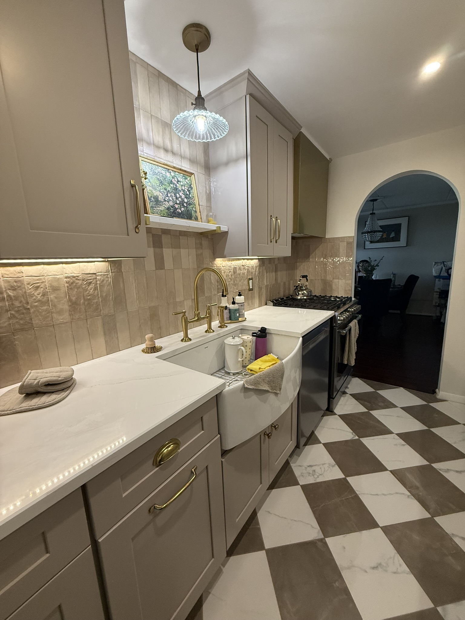 Finished apartment renovation by EJ Squared
